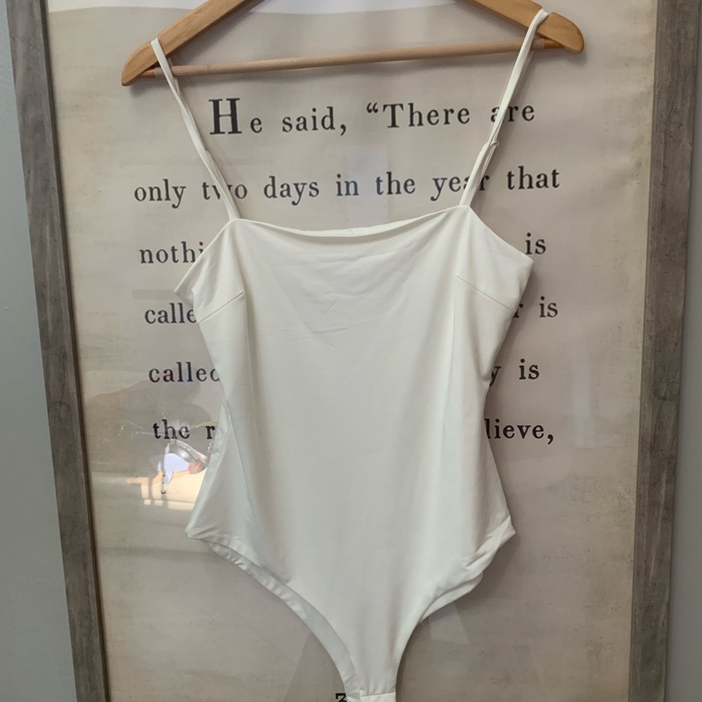 White Strappy Bodysuit